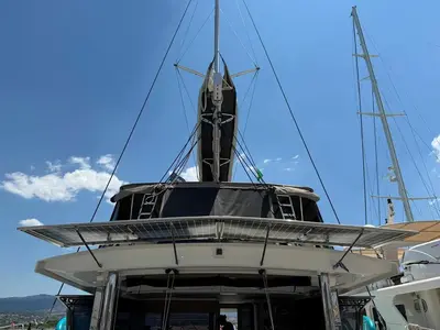 Kos 52.CAT2, a Bali 5.2 - 6 + 2 cab. catamaran at Lefkada, Greece