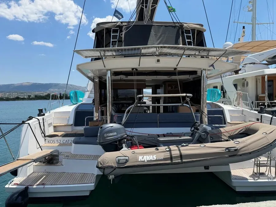 Kos 52.CAT2, a Bali 5.2 - 6 + 2 cab. catamaran at Lefkada, Greece