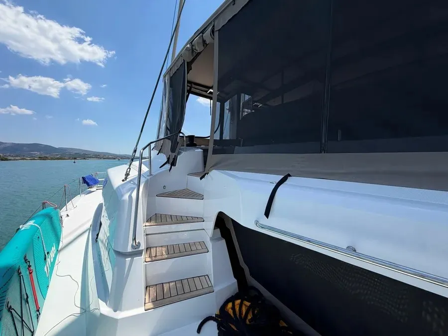 Kos 52.CAT2, a Bali 5.2 - 6 + 2 cab. catamaran at Lefkada, Greece
