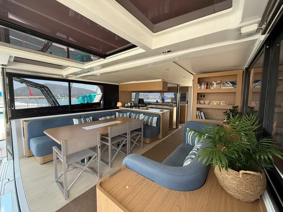 Kos 52.CAT2, a Bali 5.2 - 6 + 2 cab. catamaran at Lefkada, Greece