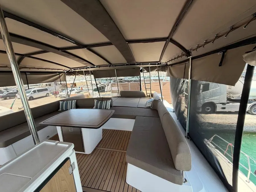 Kos 52.CAT2, a Bali 5.2 - 6 + 2 cab. catamaran at Lefkada, Greece