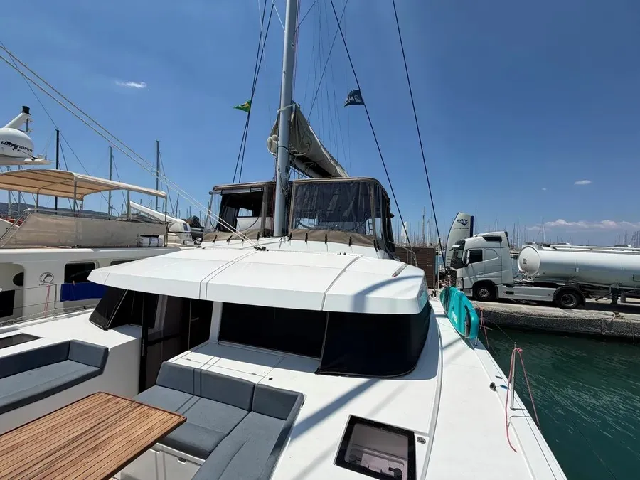 Kos 52.CAT2, a Bali 5.2 - 6 + 2 cab. catamaran at Lefkada, Greece