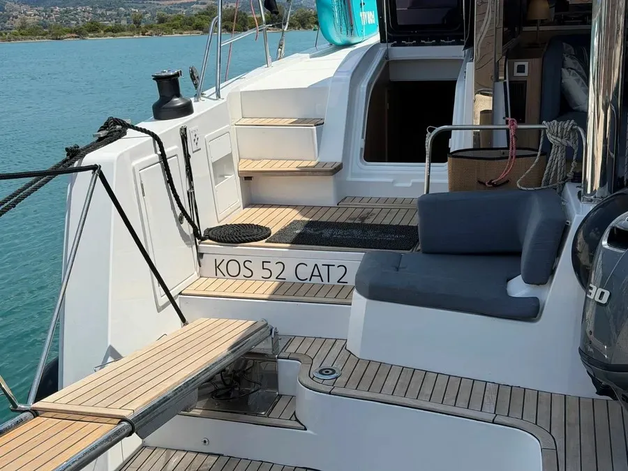 Kos 52.CAT2, a Bali 5.2 - 6 + 2 cab. catamaran at Lefkada, Greece