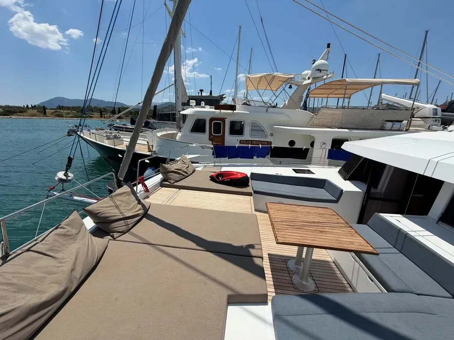 Kos 52.CAT2, a Bali 5.2 - 6 + 2 cab. catamaran at Lefkada, Greece