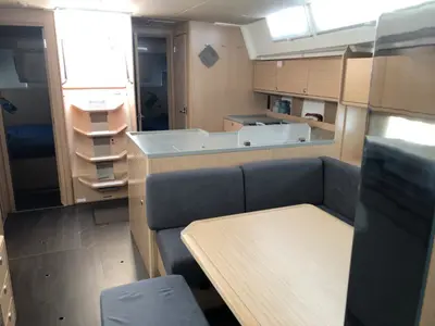 Salon of Xenia, a Bavaria C50 Style sailboat at Općina Vrsar, Croatia