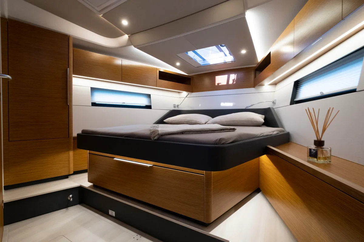 Cabin on Gin Tonic, a Hanse 460 sailboat at Rosignano Solvay, Italy