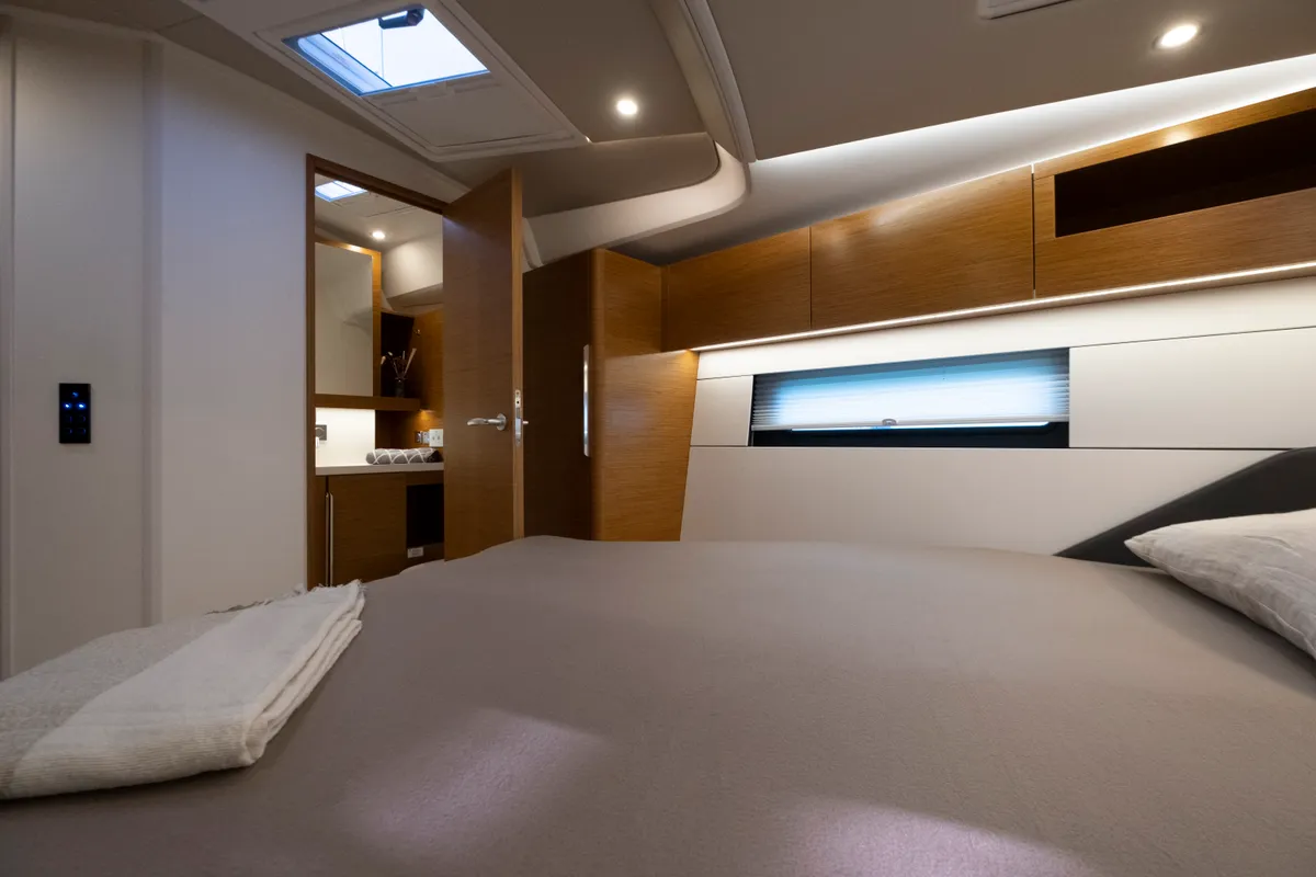 Cabin on Gin Tonic, a Hanse 460 sailboat at Rosignano Solvay, Italy
