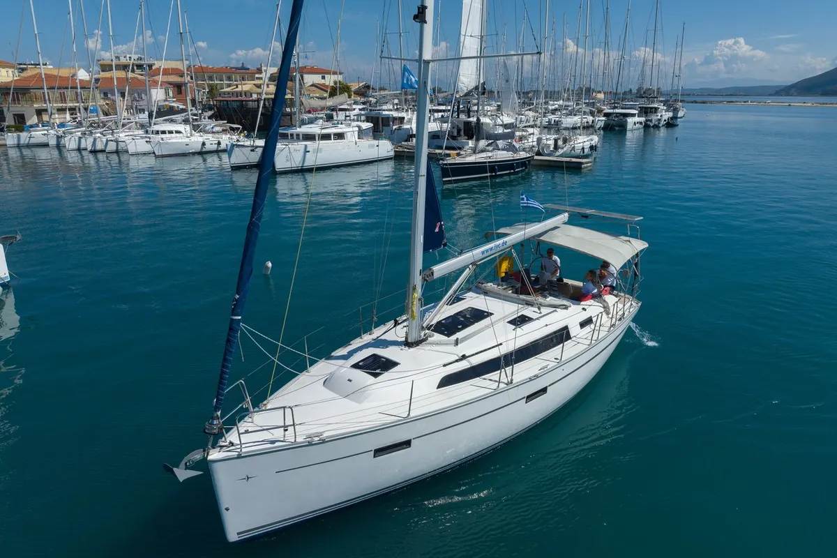 Athene, a Bavaria Cruiser 37 sailboat at Municipal Unit of Lefkada, Greece