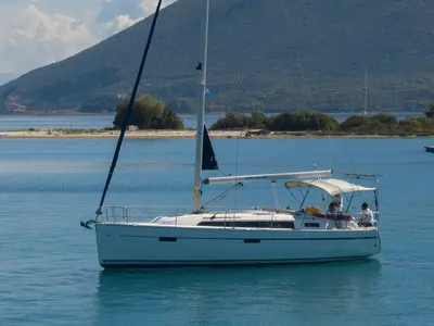 Athene, a Bavaria Cruiser 37 sailboat at Municipal Unit of Lefkada, Greece