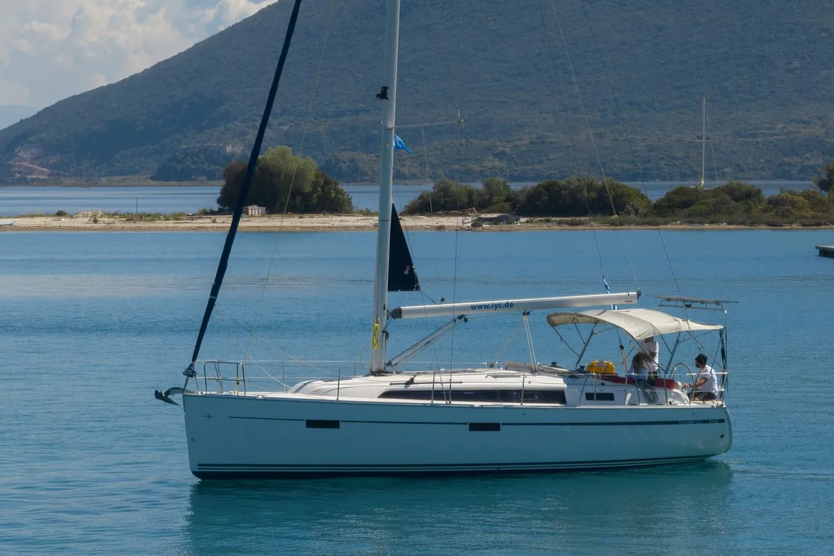 Athene, a Bavaria Cruiser 37 sailboat at Municipal Unit of Lefkada, Greece