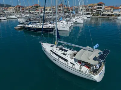 Athene, a Bavaria Cruiser 37 sailboat at Municipal Unit of Lefkada, Greece