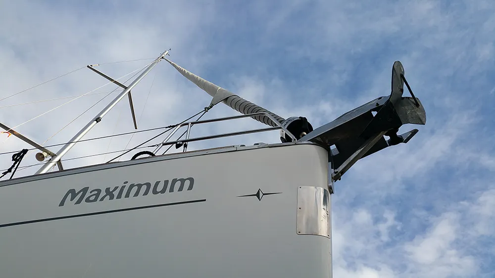 Maximum, a Bavaria Cruiser 56 sailboat at Llucmajor, Spain
