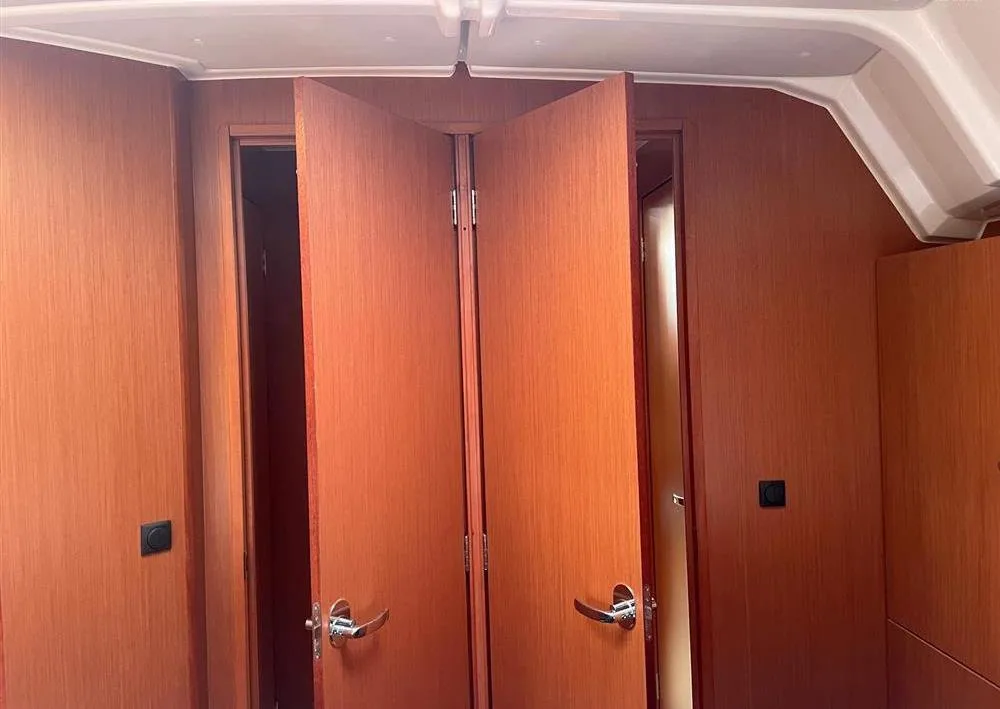 Cabin on Michael, a Bavaria Cruiser 46 sailboat at Kos, Greece