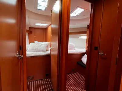 Cabin on Golić, a Bavaria Cruiser 45 sailboat at Općina Sukošan, Croatia