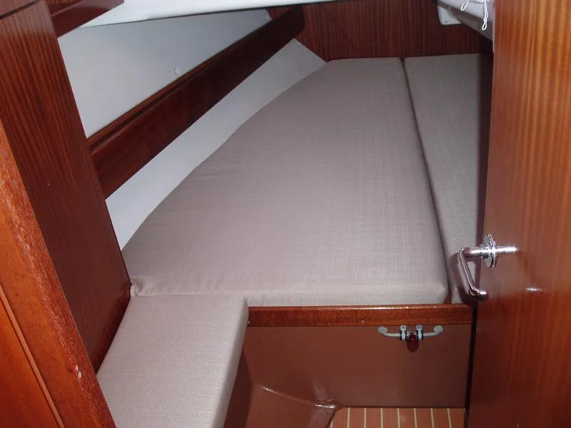 Cabin on Marija Katarina, a Bavaria 38 sailboat at Punat, Croatia