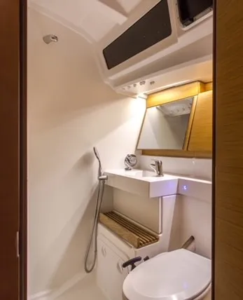 Head on Ocean Song, a Jeanneau Sun Odyssey 440 sailboat at Athens, Greece