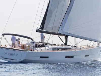 Magic Planet, a Dufour Exclusive 56 sailboat at Marsala, Italy