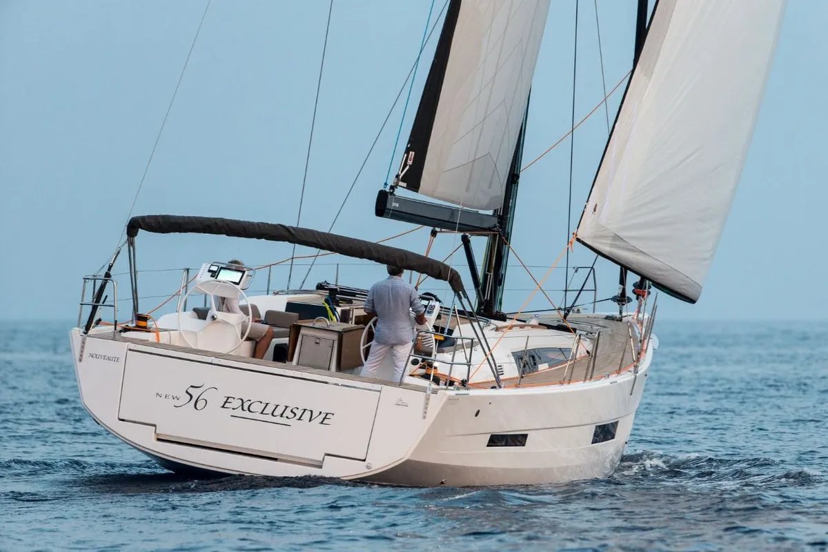 Magic Planet, a Dufour Exclusive 56 sailboat at Marsala, Italy