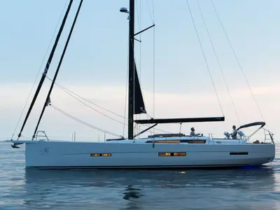 Magic Planet, a Dufour Exclusive 56 sailboat at Marsala, Italy