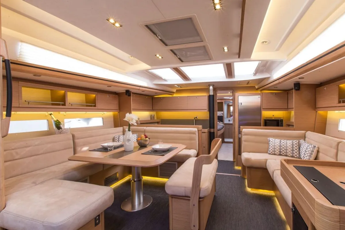 Magic Planet, a Dufour Exclusive 56 sailboat at Marsala, Italy