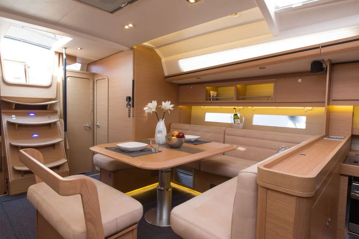 Magic Planet, a Dufour Exclusive 56 sailboat at Marsala, Italy