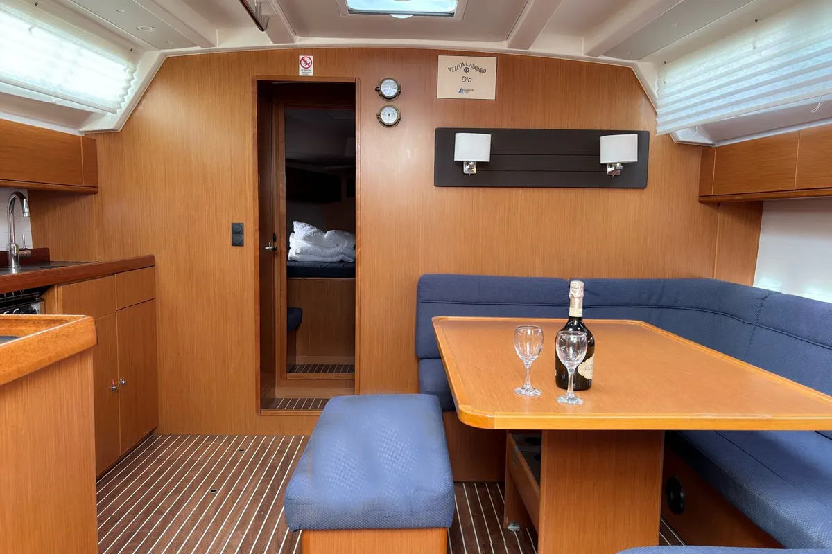 Salon of Dia, a Bavaria Cruiser 46 sailboat at Općina Pakoštane, Croatia