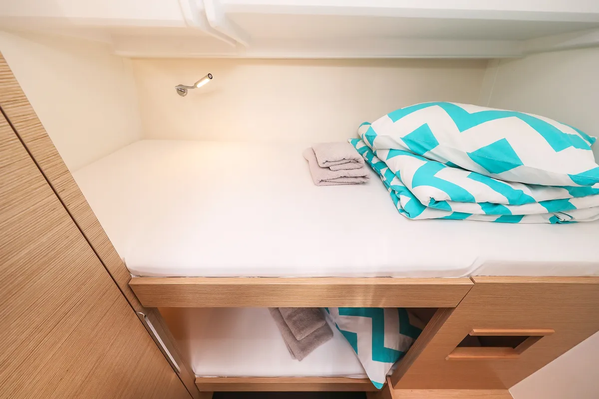 Cabin on Alexej, a Hanse 460 sailboat at Grad Biograd na Moru, Croatia