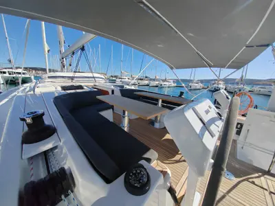 Frizzante, a Hanse 508 sailboat at Seget Donji, Croatia