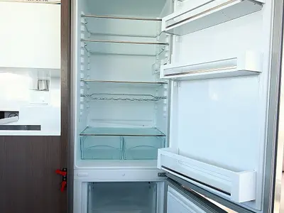 Galley of Moje Sunce, a Bali Catspace catamaran at Rogoznica, Croatia