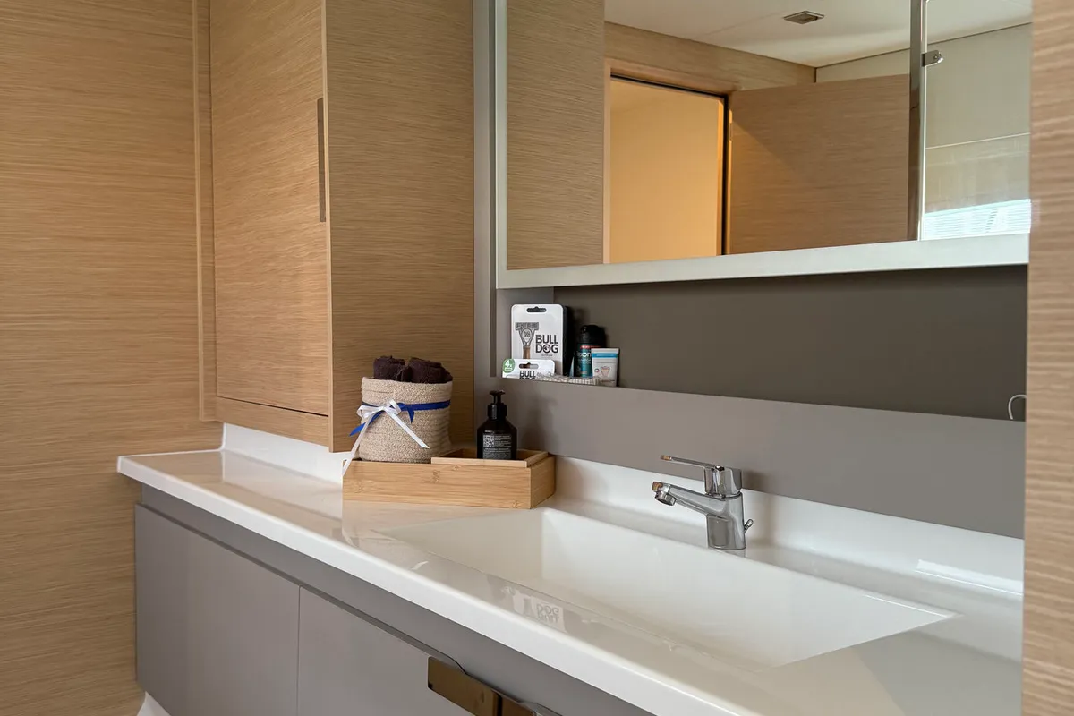 Head on Yara, a Fountaine Pajot Elba 45 catamaran at Palma de Mallorca, Spain