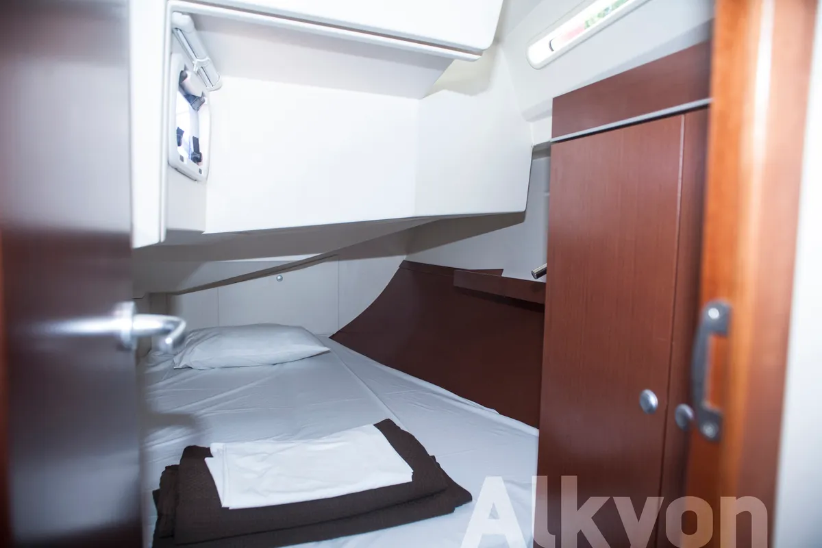 Cabin on Magnifique, a Hanse 345 sailboat at Municipal Unit of Lefkada, Greece