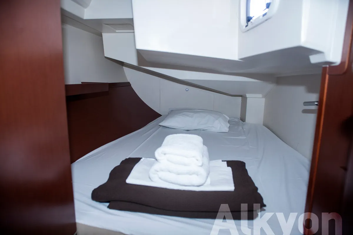 Cabin on Magnifique, a Hanse 345 sailboat at Municipal Unit of Lefkada, Greece