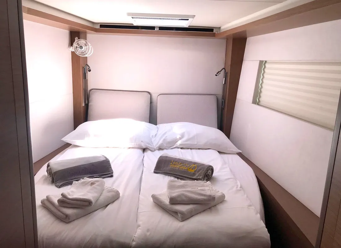 Cabin on Adriatic Leopard, a Lagoon 50 catamaran at Grad Kaštela, Croatia