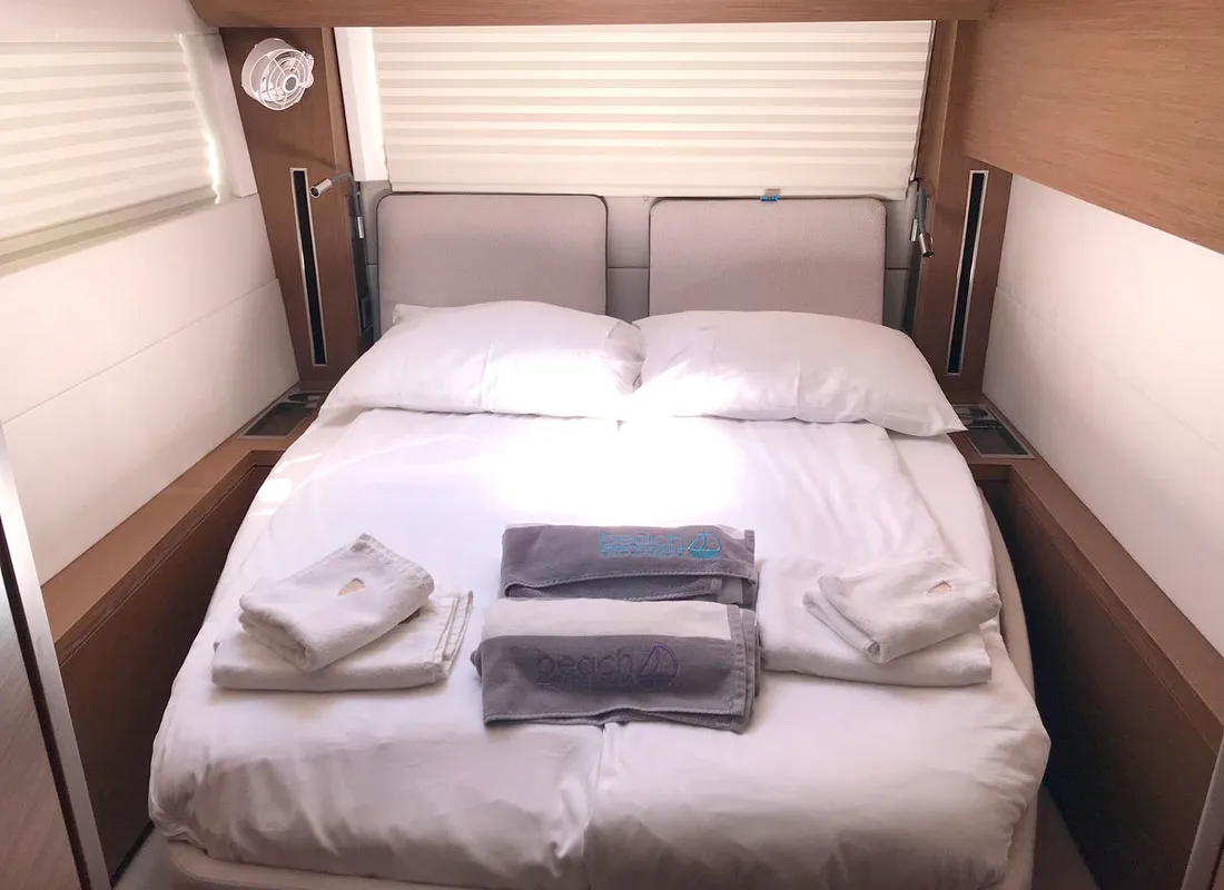 Cabin on Adriatic Leopard, a Lagoon 50 catamaran at Grad Kaštela, Croatia