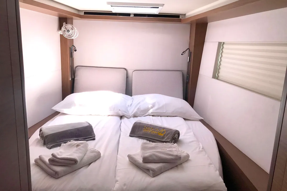 Cabin on Adriatic Leopard, a Lagoon 50 catamaran at Grad Kaštela, Croatia