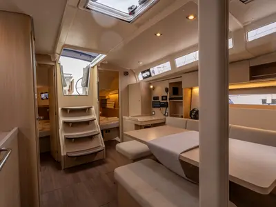 Salon of Scilla - Comfort line, a Beneteau Oceanis 37.1 sailboat at Salerno, Italy