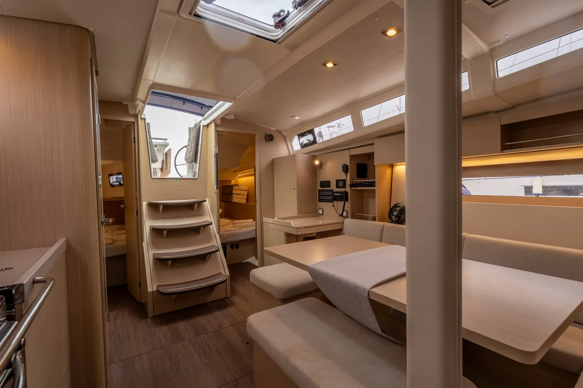 Salon of Scilla - Comfort line, a Beneteau Oceanis 37.1 sailboat at Salerno, Italy