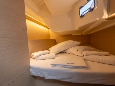Cabin on Scilla - Comfort line, a Beneteau Oceanis 37.1 sailboat at Salerno, Italy