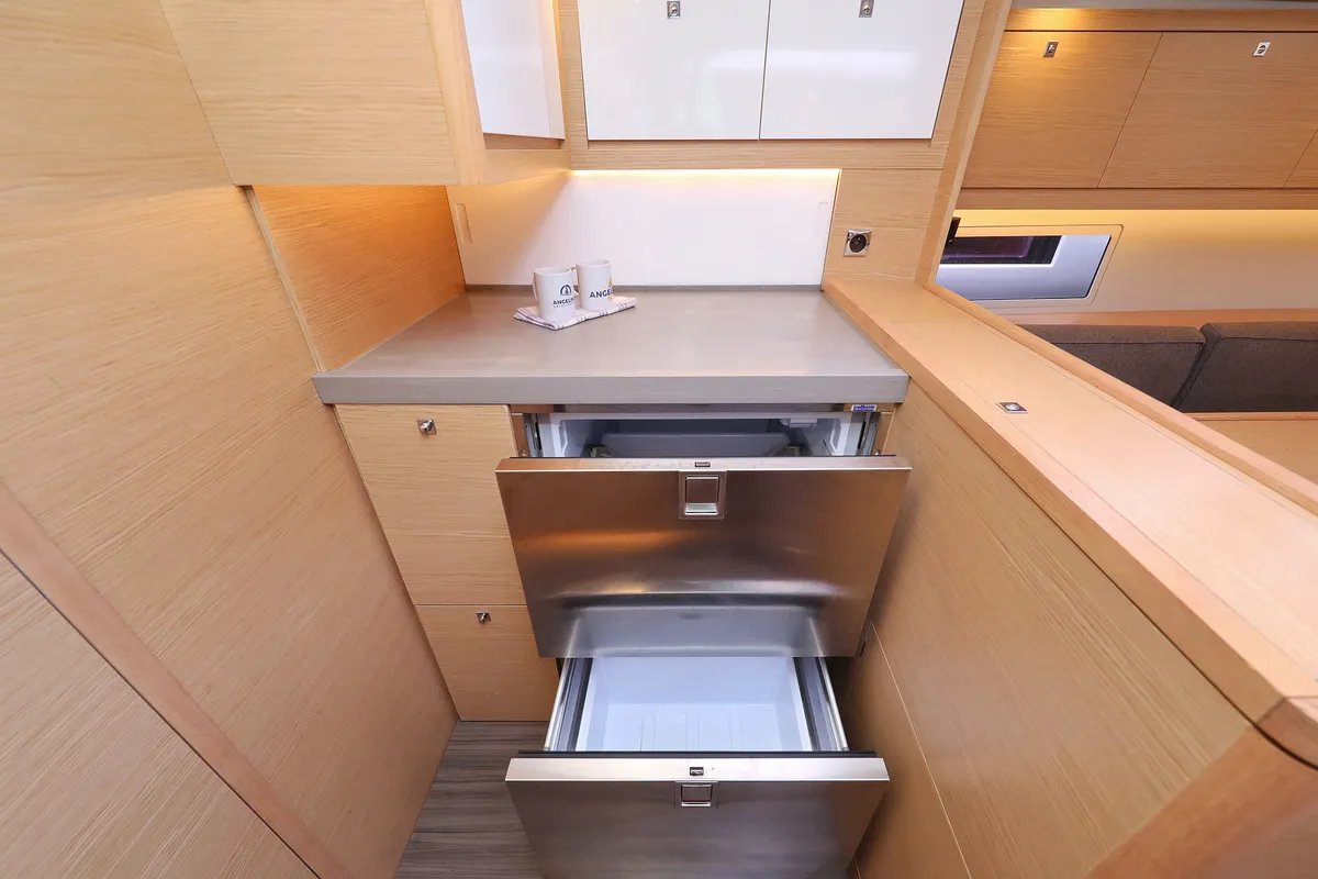Galley of Stargate, a Dufour 470 sailboat at Općina Sukošan, Croatia