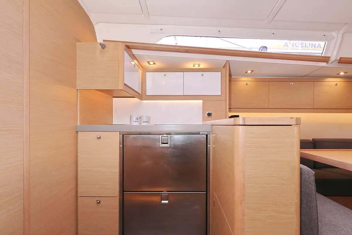Galley of Stargate, a Dufour 470 sailboat at Općina Sukošan, Croatia