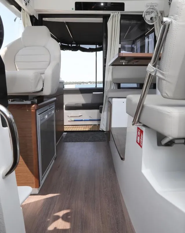 Salon of Wind, a Jeanneau Merry Fisher 895 motorboat at Dubrovnik, Croatia