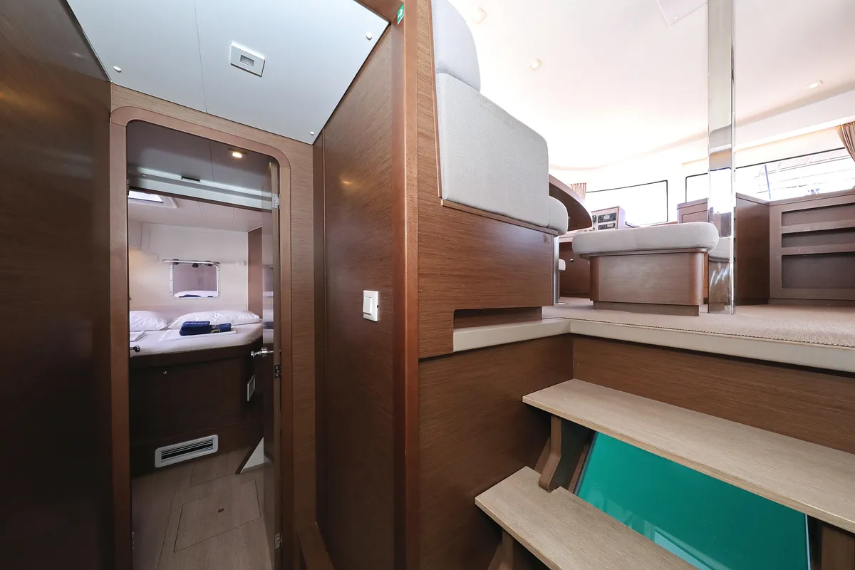 Cabin on Media Luna, a Lagoon 42 catamaran at Općina Sukošan, Croatia