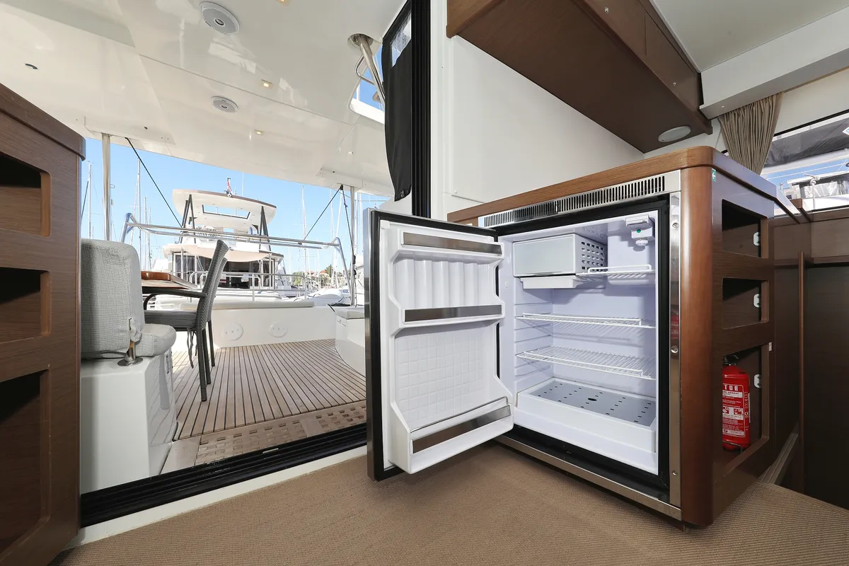Galley of Media Luna, a Lagoon 42 catamaran at Općina Sukošan, Croatia