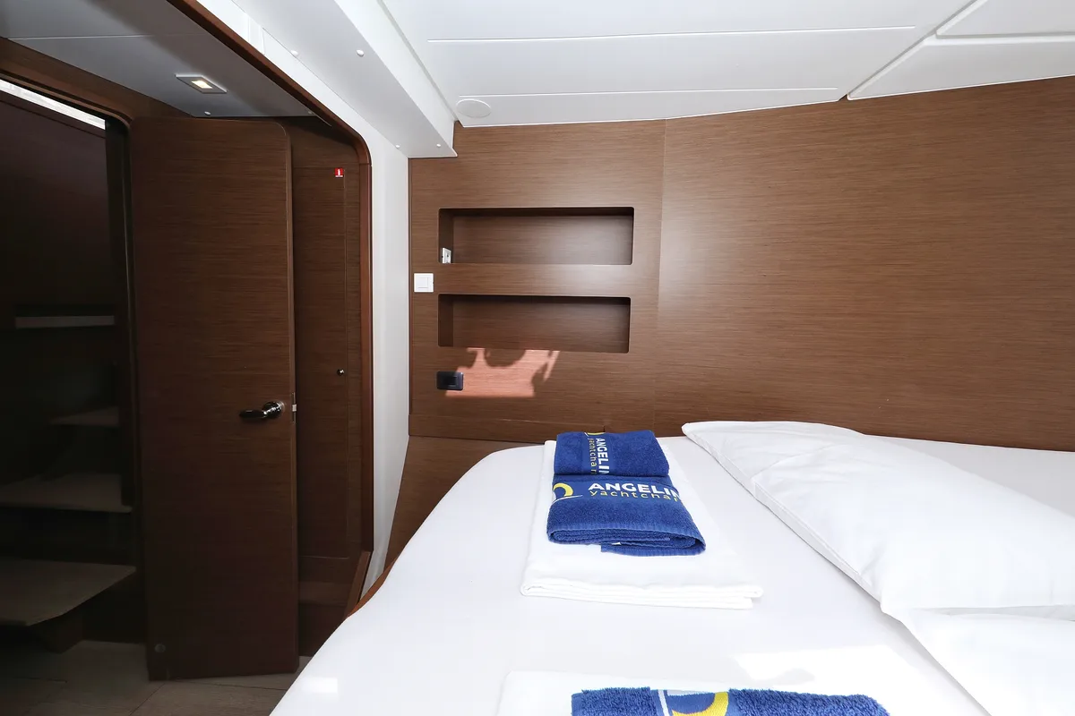 Cabin on Media Luna, a Lagoon 42 catamaran at Općina Sukošan, Croatia
