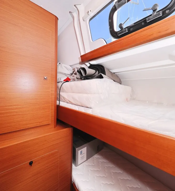Cabin on SunnyLife, a Dufour 460 GL sailboat at Biograd na Moru, Croatia