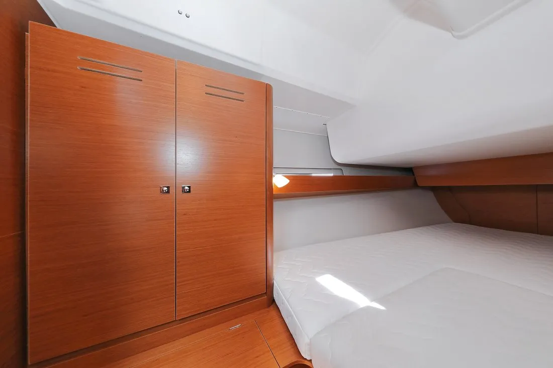 Cabin on SunnyLife, a Dufour 460 GL sailboat at Biograd na Moru, Croatia