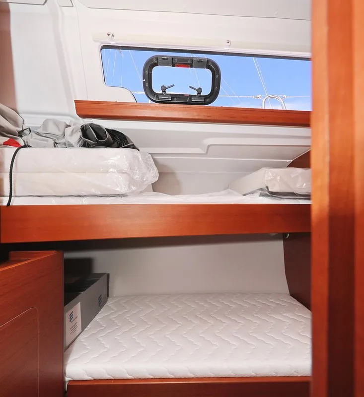 Cabin on SunnyLife, a Dufour 460 GL sailboat at Biograd na Moru, Croatia