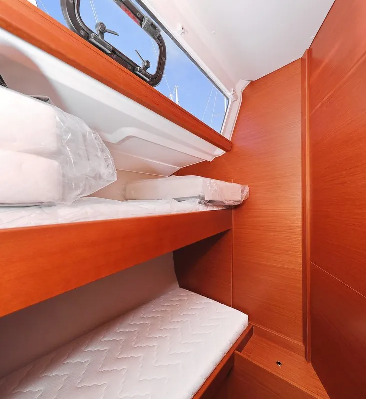 Cabin on SunnyLife, a Dufour 460 GL sailboat at Biograd na Moru, Croatia