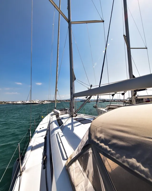 Exterior view of Dodo, a Beneteau Oceanis 51.1 OW sailboat at Općina Sukošan, Croatia
