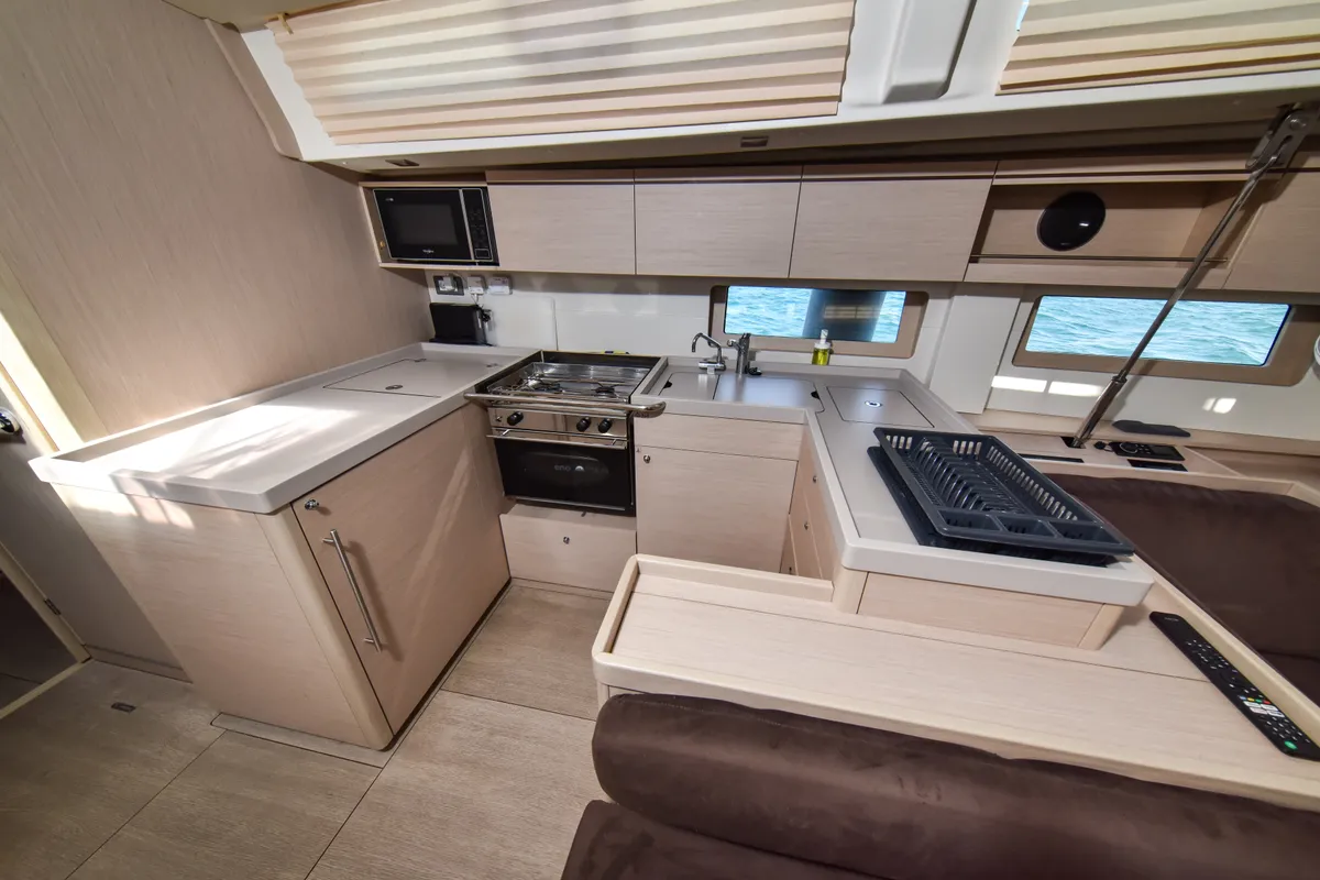 Galley of Dodo, a Beneteau Oceanis 51.1 OW sailboat at Općina Sukošan, Croatia